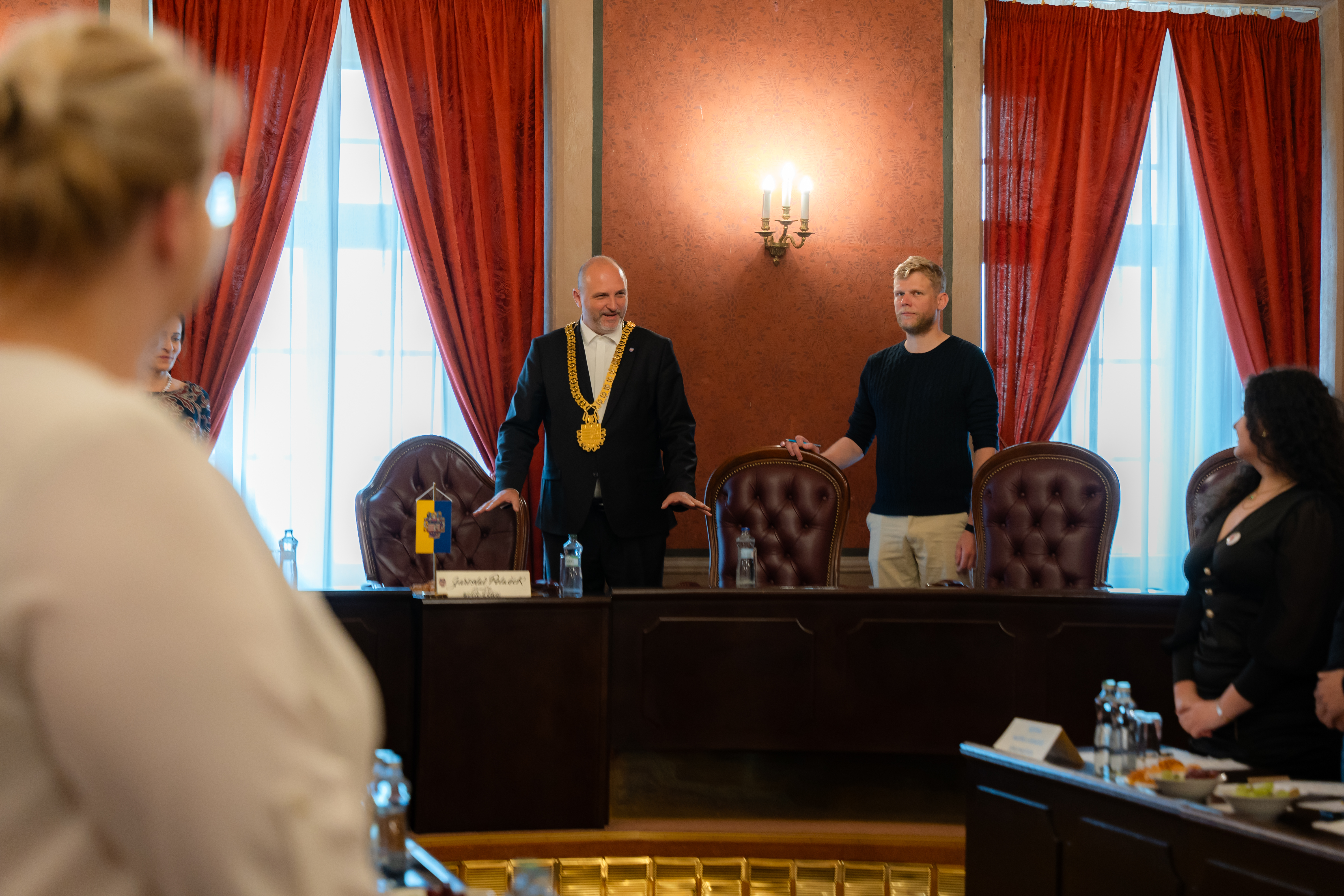 Prijatie studentov v Historickej radnici-1